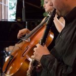 Peter Cigleris playing in an ensemble