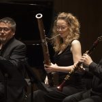 Peter Cigleris playing in an ensemble